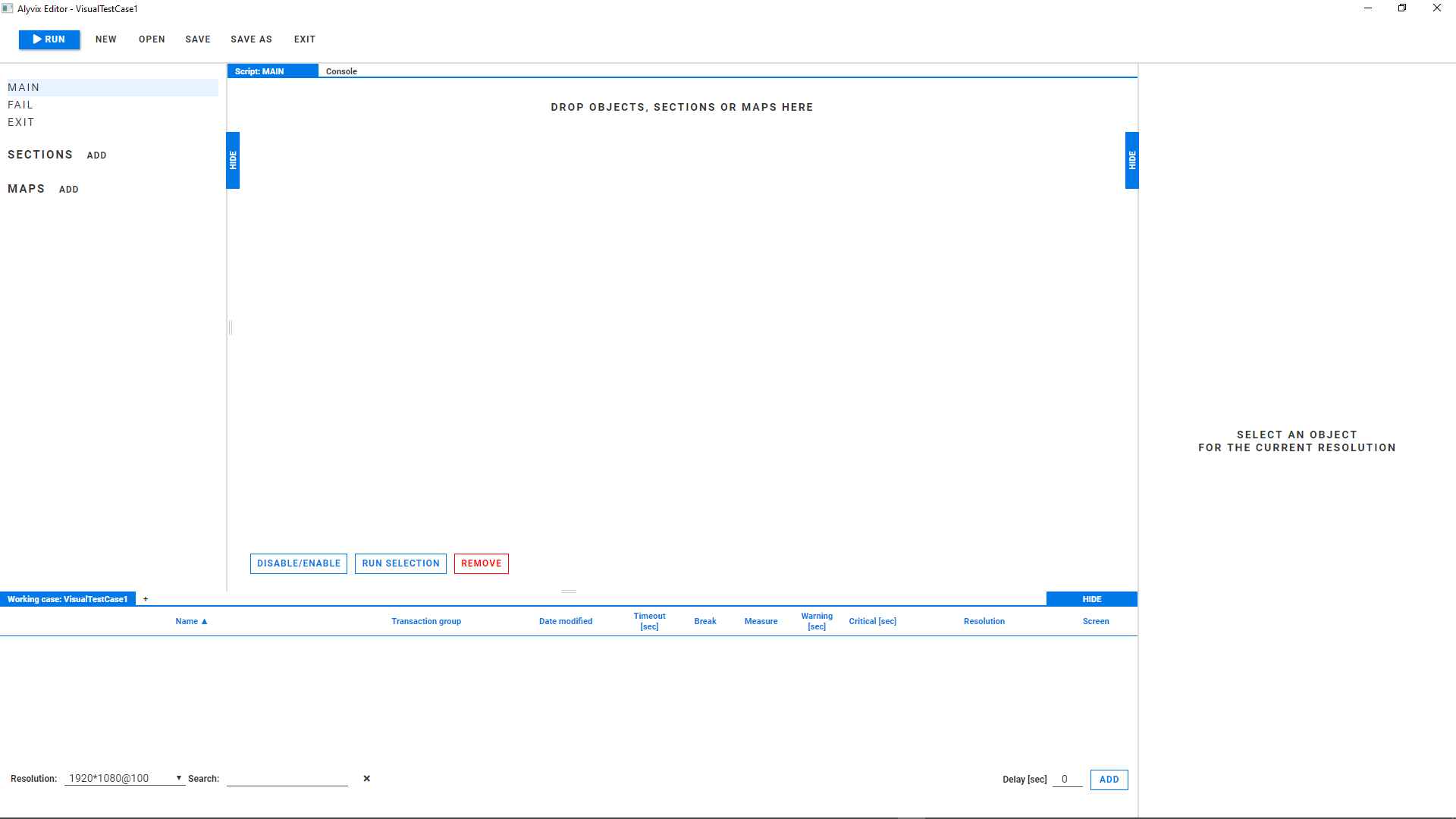 The main Alyvix Editor screen indicating the installation was successful.