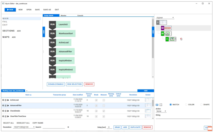 Defining a new bot in Alyvix Editor